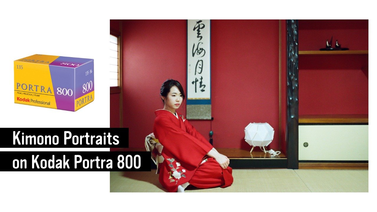 Kimono Portraits on Kodak Portra 800 / Contax G2 & Nikon F100