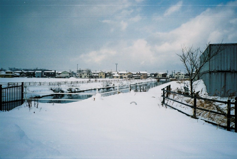 KONICA コニカ 現場監督28WB 雪の日に撮ったスナップ