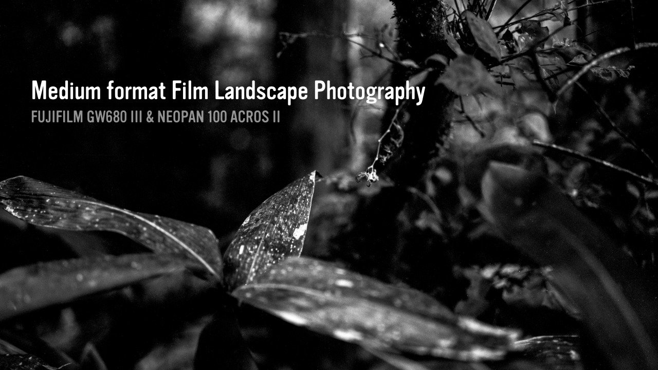 Medium format Film B&W Landscape Photography / FUJIFILM GW680 III
