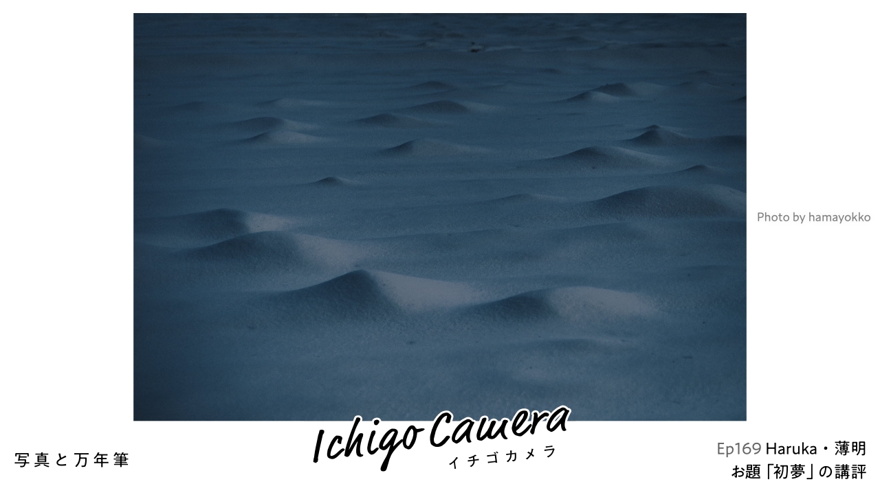 Ep169 お題「初夢」の講評（Haruka・薄明）